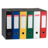 Registratore a leva esselte eurofile g55 giallo dorso 8cm formato