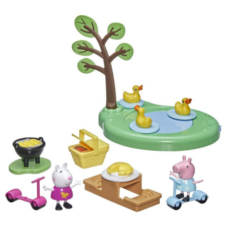 figurine hasbro peppa pig le avventure di peppa playset picnic di
