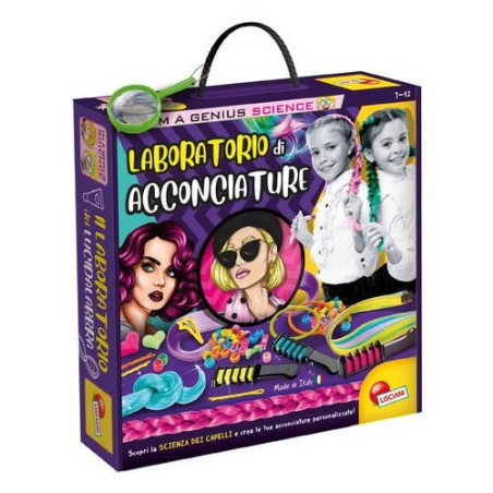 gioco educativo lisciani genius laboratorio di acconciature (97340)
