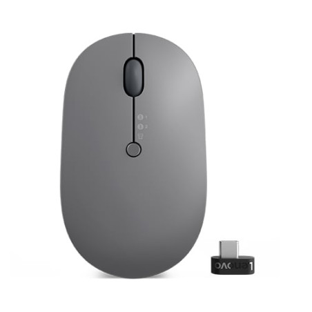 mouse lenovo go wireless usb-a grigio [gy51c21211]