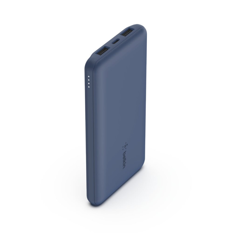 batteria portatile belkin power bank 10000mah 15w blu [bpb011btbl]