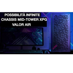 case adata xpg mid.t valor air tg 4fan*120mm rgb nero [valorairmt-bkcww]