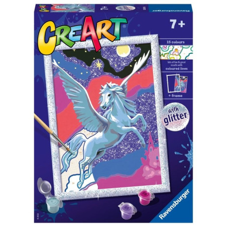 gioco creativo pitturia ravensburger creart serie d pegaso spumante