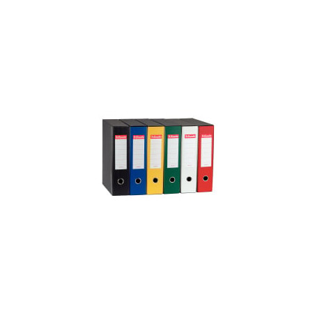 Registratore a leva esselte eurofile g55 nero dorso 8cm formato protocollo