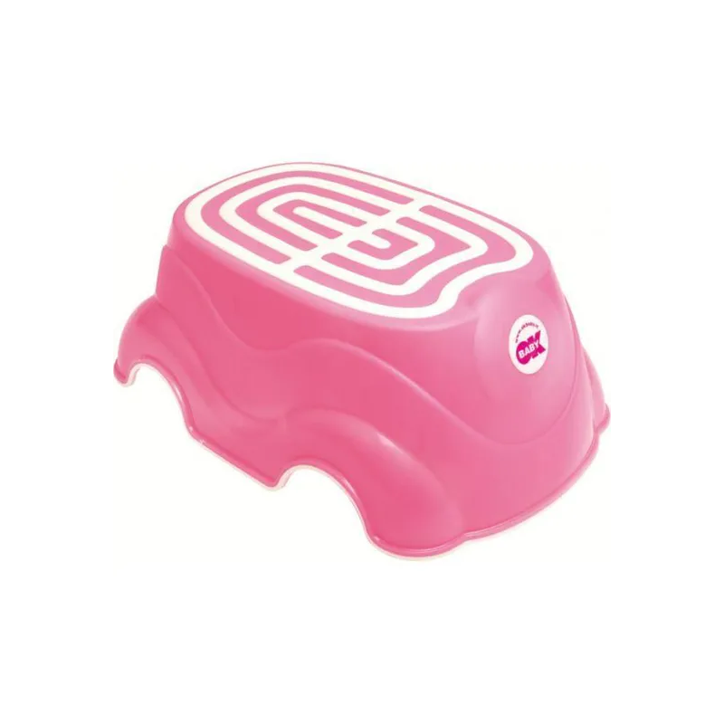 sgabello okbaby herbie 44.5x17x31cm rosa