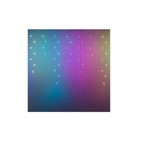 decorazione natalizia lotti tenda luminosa ice light appy led bluetooth