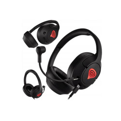 cuffie genesis radon 800 gaming con microfono cablata/on-ear/nero