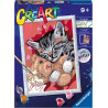 gioco creativo pittura ravensburger 20266 creart gattino e suo orsetto