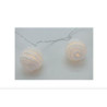 filo luci pre qu' italia sferette led pelliccia bianco [d3691]