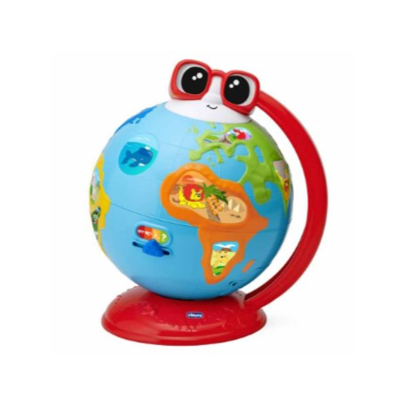 gioco educativo chicco dante il globo parlante multicolore