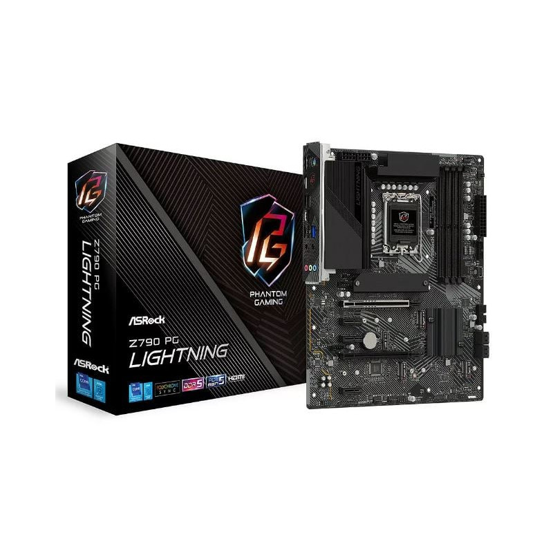 scheda madre asrock z790 pg lightning s1700 4xddr5 1xhdmi m2 atx