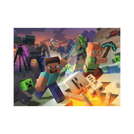 puzzle ravensburger minecraft mostri xxl multicolore 100pz [wzrvpt0uc013333]