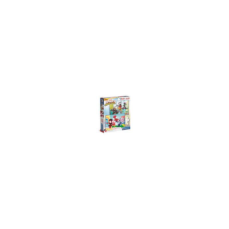 puzzle clementoni spidey and his amazing friends 2x20pz [wzclet0uc024794]