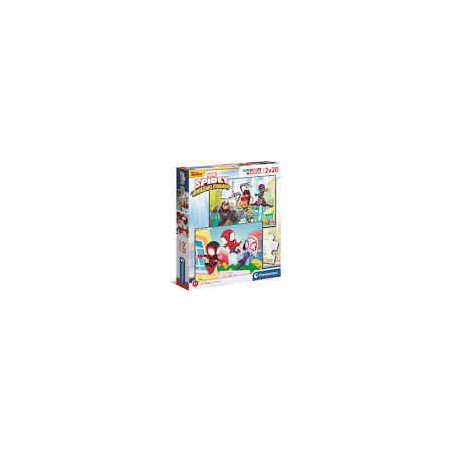 puzzle clementoni spidey and his amazing friends 2x20pz [wzclet0uc024794]