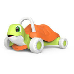 cavalcabile chicco tartaruga primipassi 2in1 verde/arancione