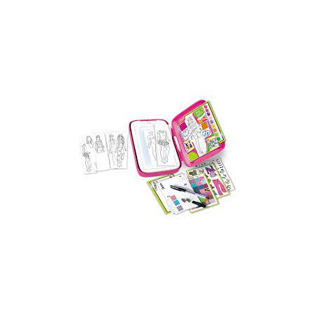 set da gioco clementoni stilista di moda multicolore