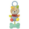 peluche clementoni soft dog rattle multicolore