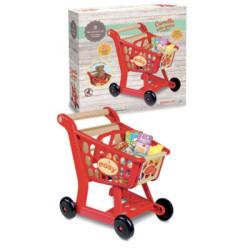 carrello spesa giocattolo ods 44080 maisonelle rosso