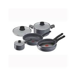 set di pentole lagostina in alluminio 8pz grigio scuro [10269600008]