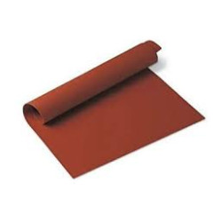 tappeto da forno silikomart silicopat 7 in silicone 40x60cm rosso