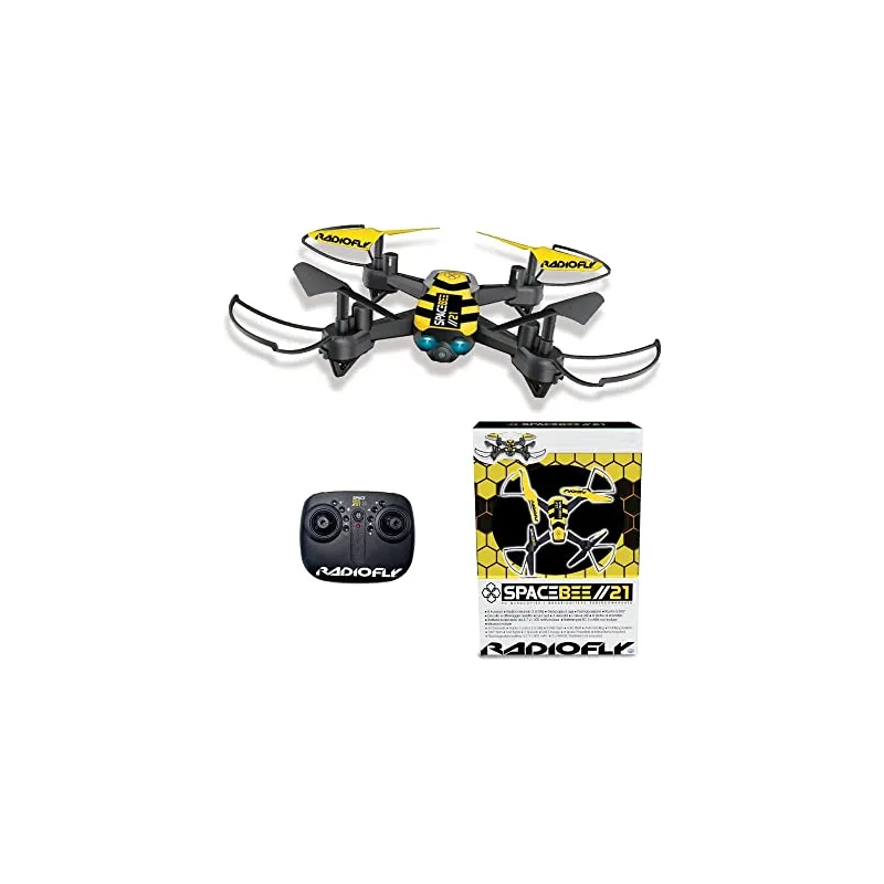 giocattolo ods spacebee 21 radiofly giallo/nero [40025]