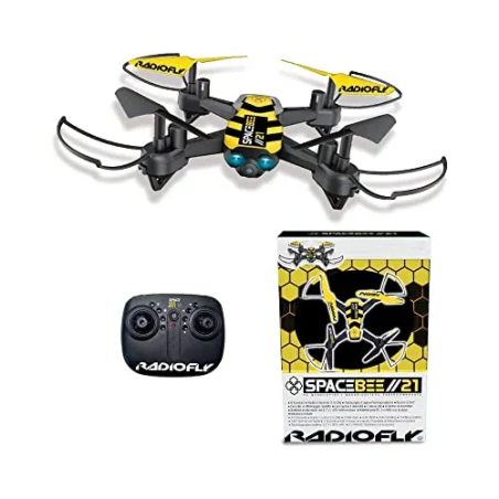 giocattolo ods spacebee 21 radiofly giallo/nero [40025]