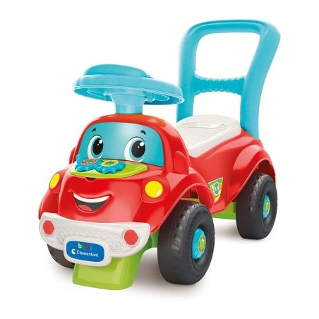 auto cavalcabile clementoni primipassi nicolo' 3 in 1 rosso