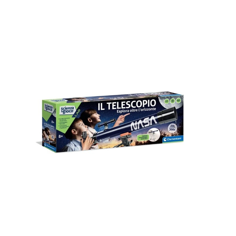gioco educativo clementoni telescopio nasa con una lente da 50 mm
