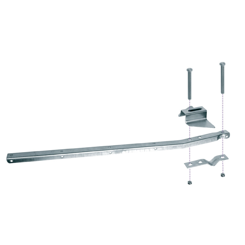 Stendibiancheria machx staffa per balconi inox [machx]