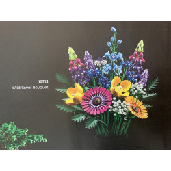 mazzo di fiori lego icons 10313 bouquet di fiori di campo 939pz multicolore