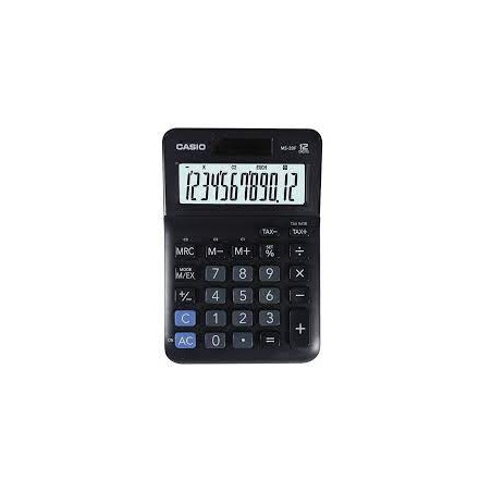 calcolatrice casio elettronica 101x148.5x27.6mm nero [ms-20f]