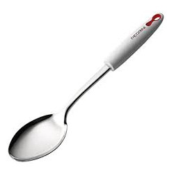 cucchiaione cucina pedrini lillo in acciaio inossidabile 34.5cm/bianco/argento
