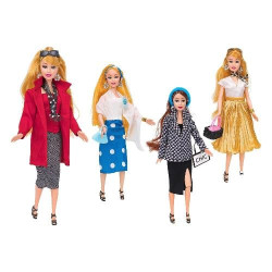 bambola globo olly fashion glamour in plastica 36cm assortito