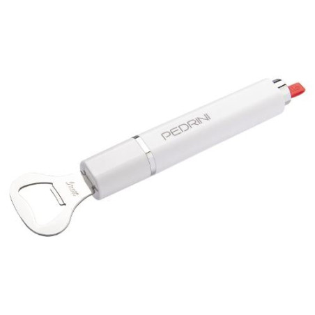 leva capsule pedrini 0772 lillo stile inox lucido e bianco