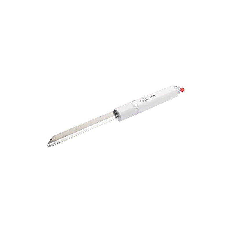 vuota zucchine pedrini 0775 linea lillo stile inox lucido e bianco