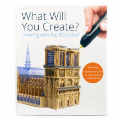 libro 3doodler libro del progetto 3d con penna multicolore [3dr2bk]