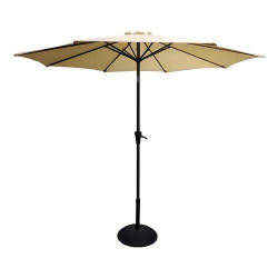 ombrellone amicasa riviera 2x3m ecru'/grigio (base non inclusa)