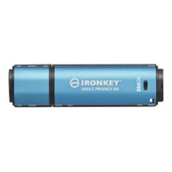 pen drive 256gb kingston ironkey vault privacy 50c blu/nero [ikvp50/256gb]