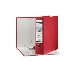 Registratore a leva leitz 180 g65 rosso dorso 8cm formato protocollo