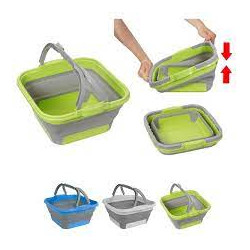 bacinella brunner con manici 18cm 13l verde/blu/grigio