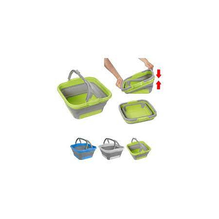 bacinella brunner con manici 18cm 13l verde/blu/grigio