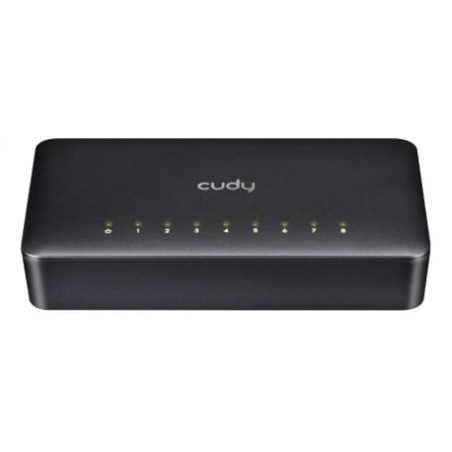 switch cudy fs108d da tavolo 8xrj-45 10/100mbps nero [nucudsw8p000000]