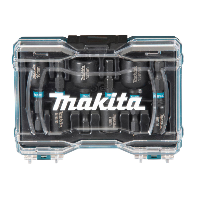 set di avvitatori a percussione makita e-15768 6pz nero [e-15768]