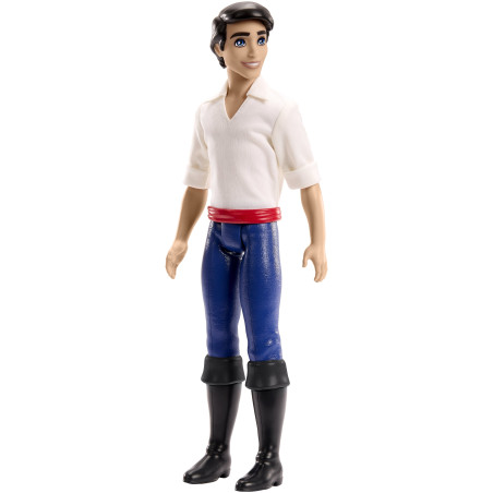 bambola maschio mattel disney princess prince erik doll in plastica/tessuto