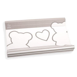 materassino fasciatoio italbaby matisse choco in pvc morbido 81x49cm