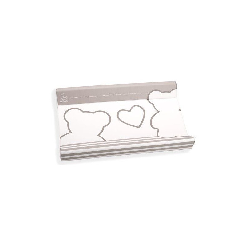 materassino fasciatoio italbaby matisse choco in pvc morbido 81x49cm