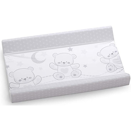 materassino fasciatoio italbaby jolie in pvc morbido 81x49cm grigio