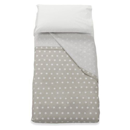 set lenzuola italbaby completo starlette tortora per lettino parure