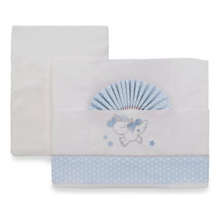 set lenzuola italbaby completo starlette per lettino parure azzurro