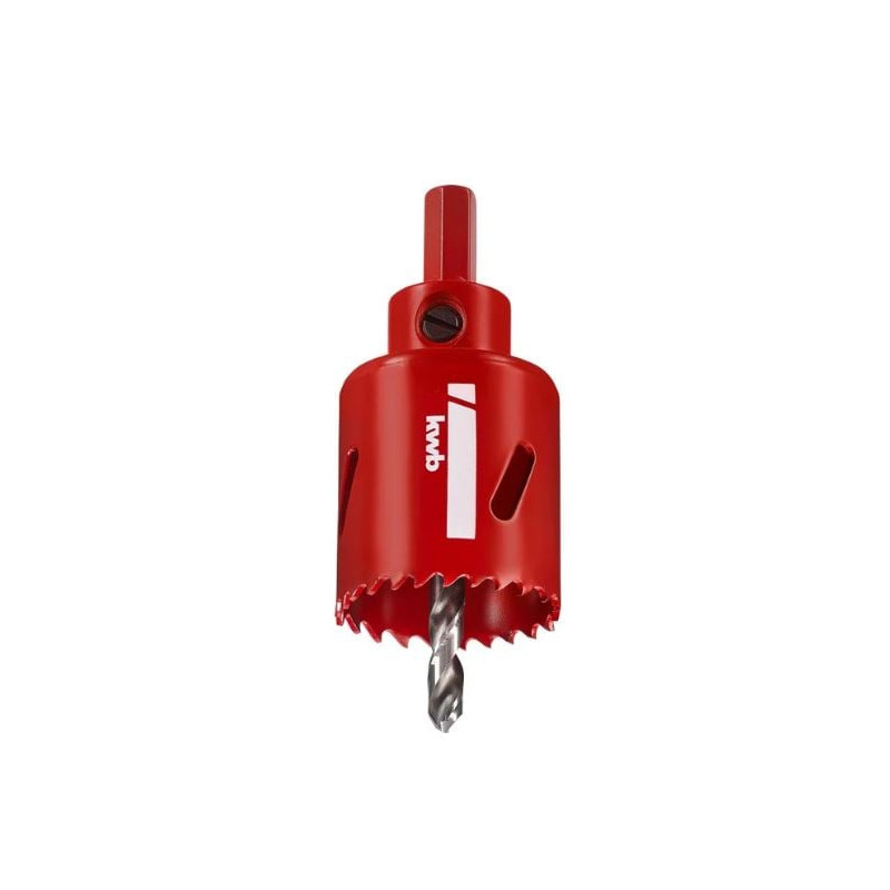 sega a tazza kwb hss bimetallica in acciaio 40mm/rosso